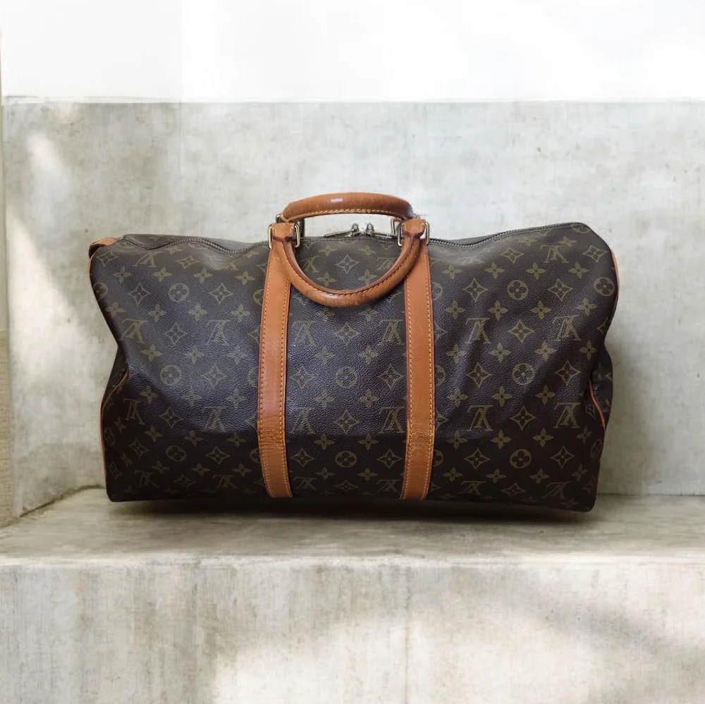 Louis Vuitton Monogram Keepall 50 Duffel Bag